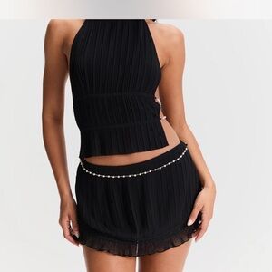 Sasha therese Perla Top and Skirt Set